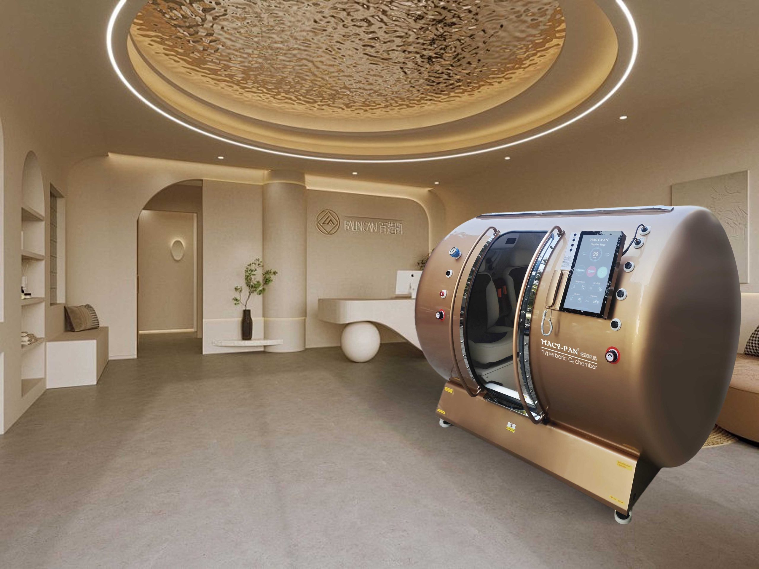HE5000plus 2.0ATA Multiplace Metal Hyperbaric Chamber