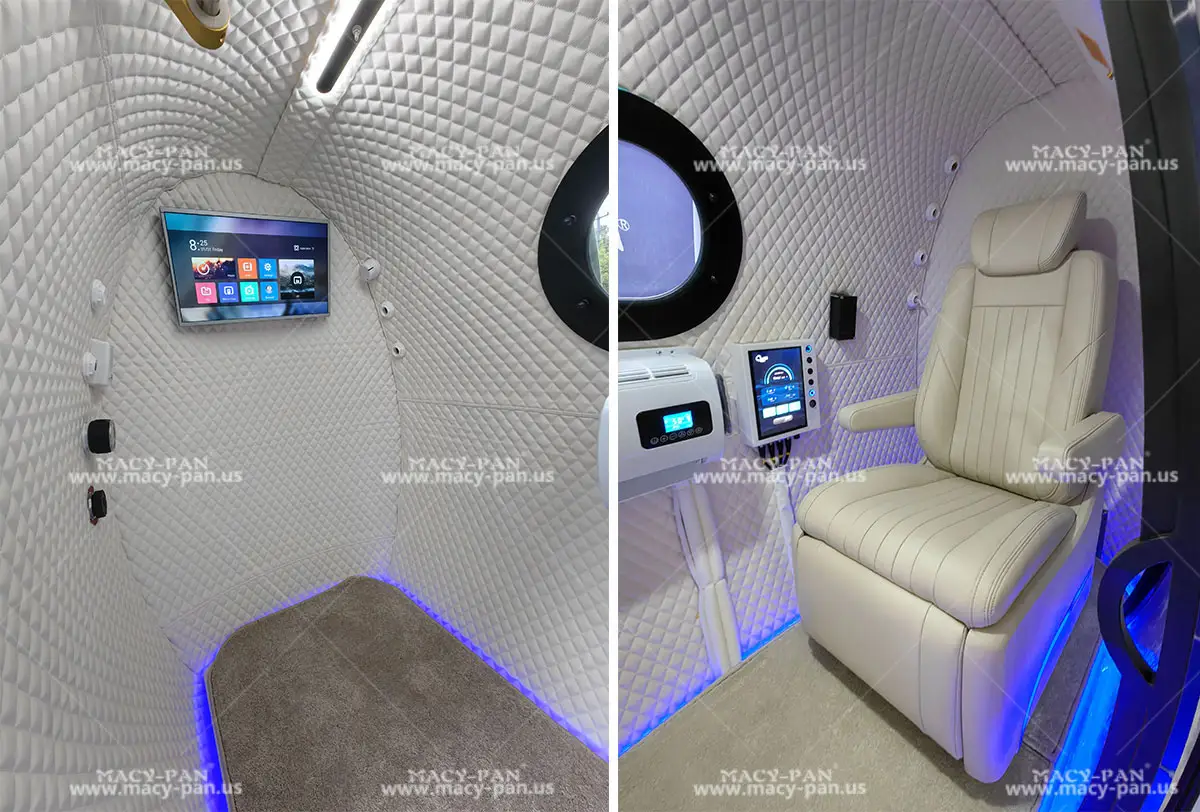 HE5000 Fort 2.0ATA Multiplace Metal Hyperbaric Chamber