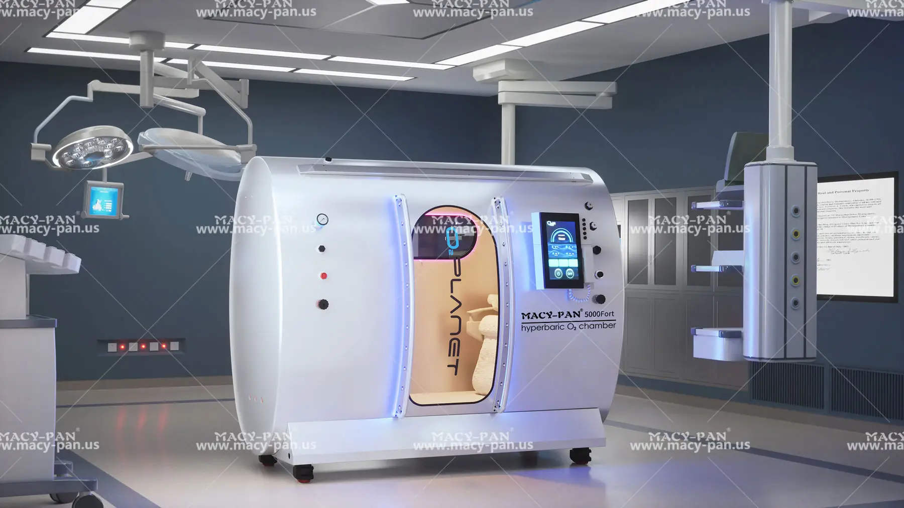 HE5000 Fort 2.0ATA Multiplace Metal Hyperbaric Chamber