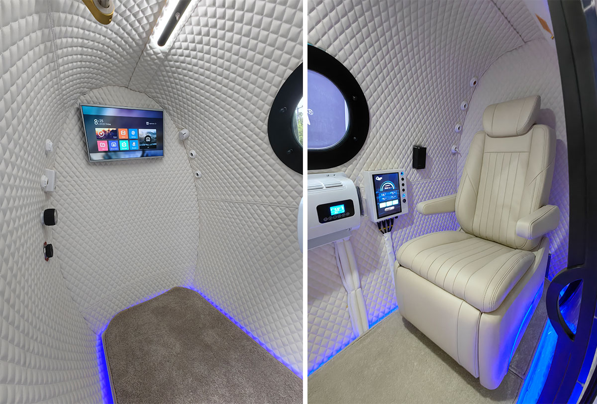 HE5000 Fort 2.0ATA Multiplace Metal Hyperbaric Chamber