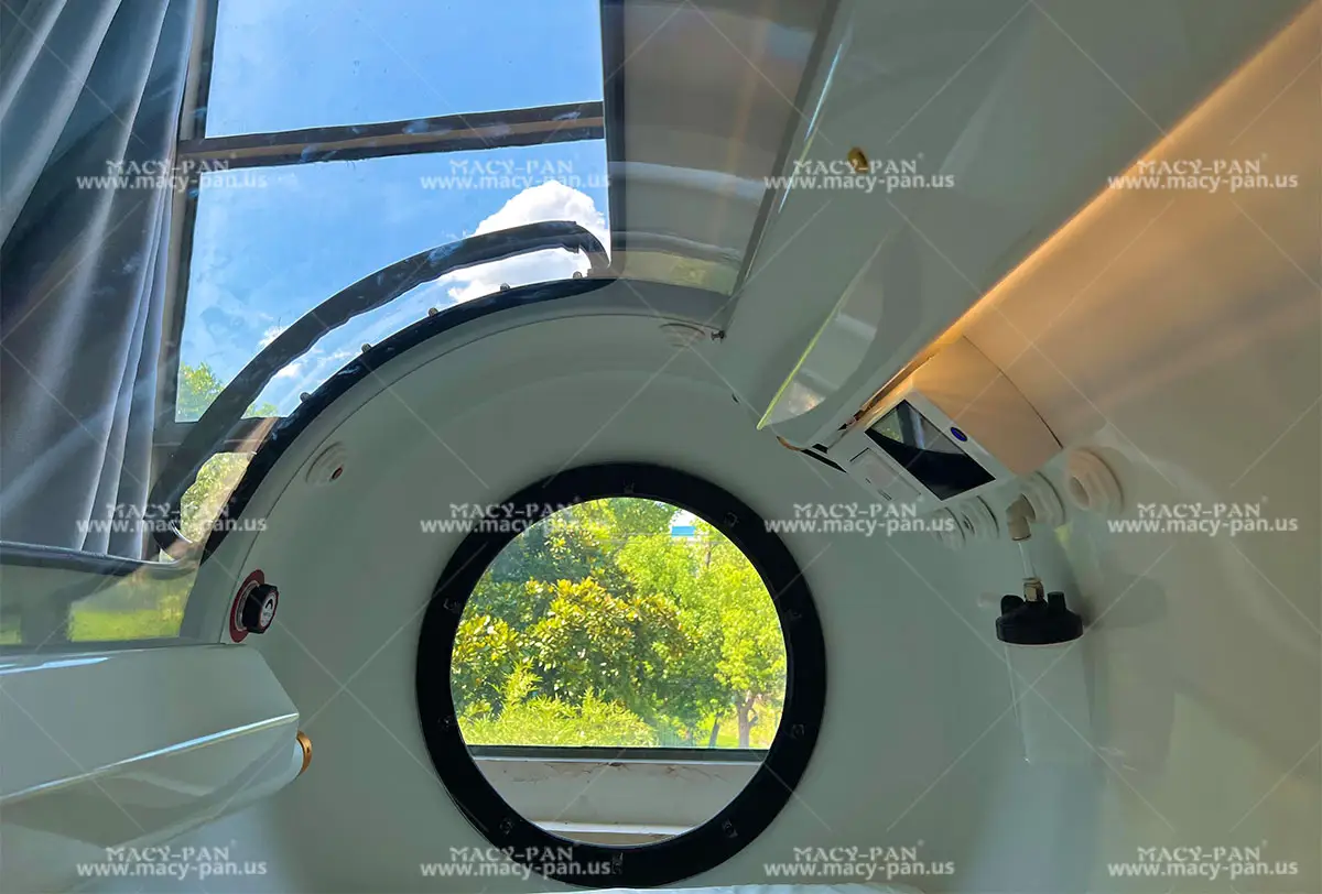 Macy-Pan Dia90 2.0ATA Hard-shell dual-view hyperbaric oxygen chamber