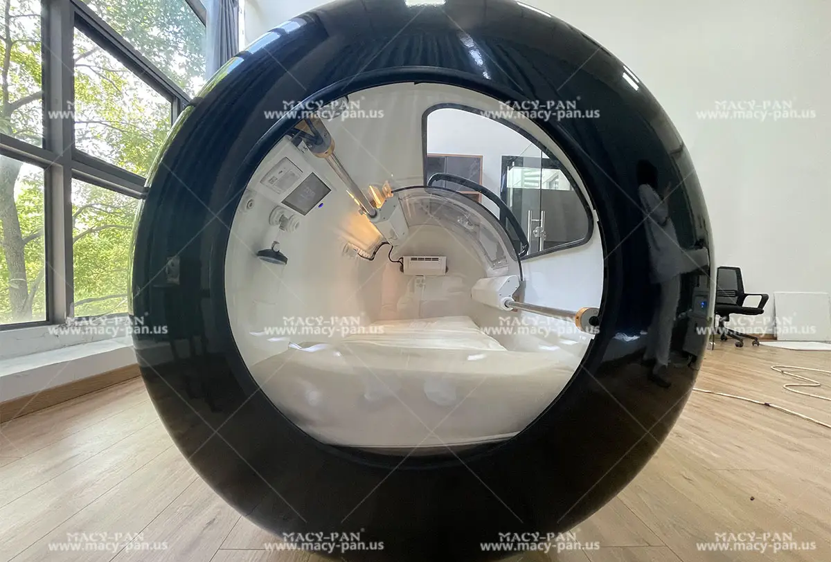 Macy-Pan Dia90 2.0ATA Hard-shell dual-view hyperbaric oxygen chamber
