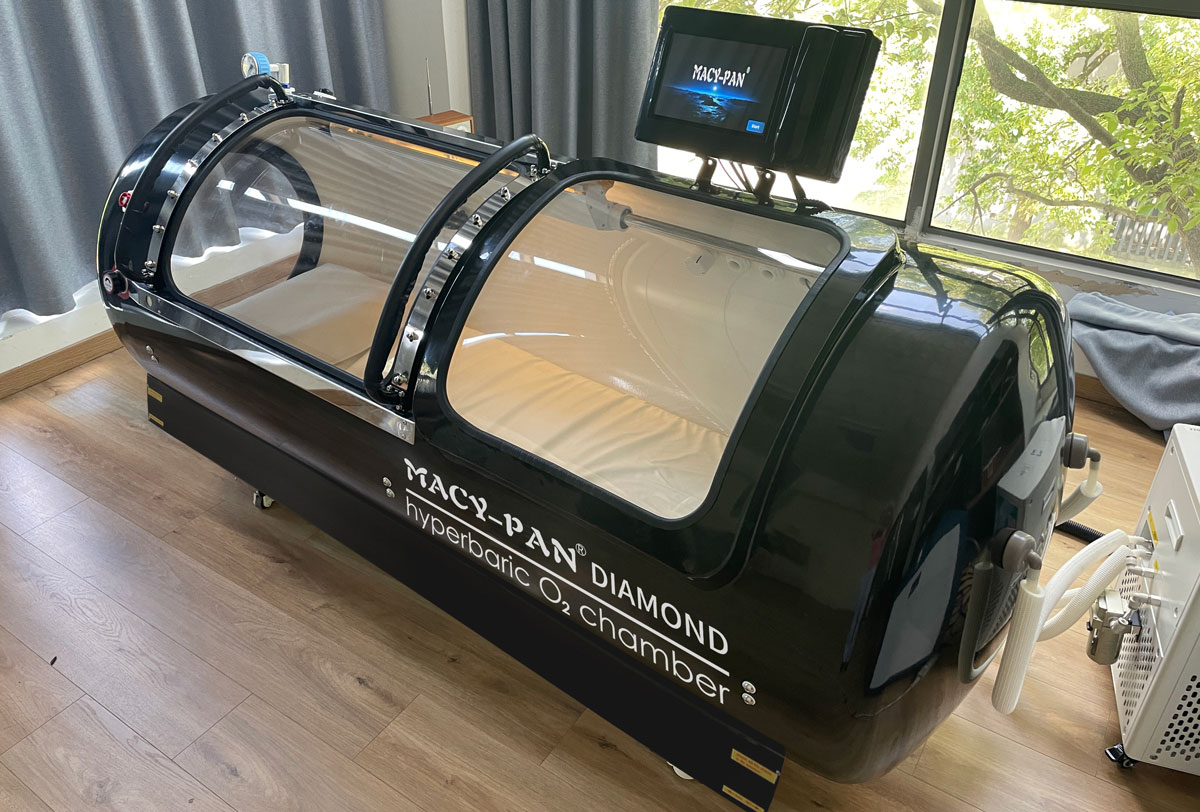 Macy-Pan Dia90 2.0ATA Hard-shell dual-view hyperbaric oxygen chamber