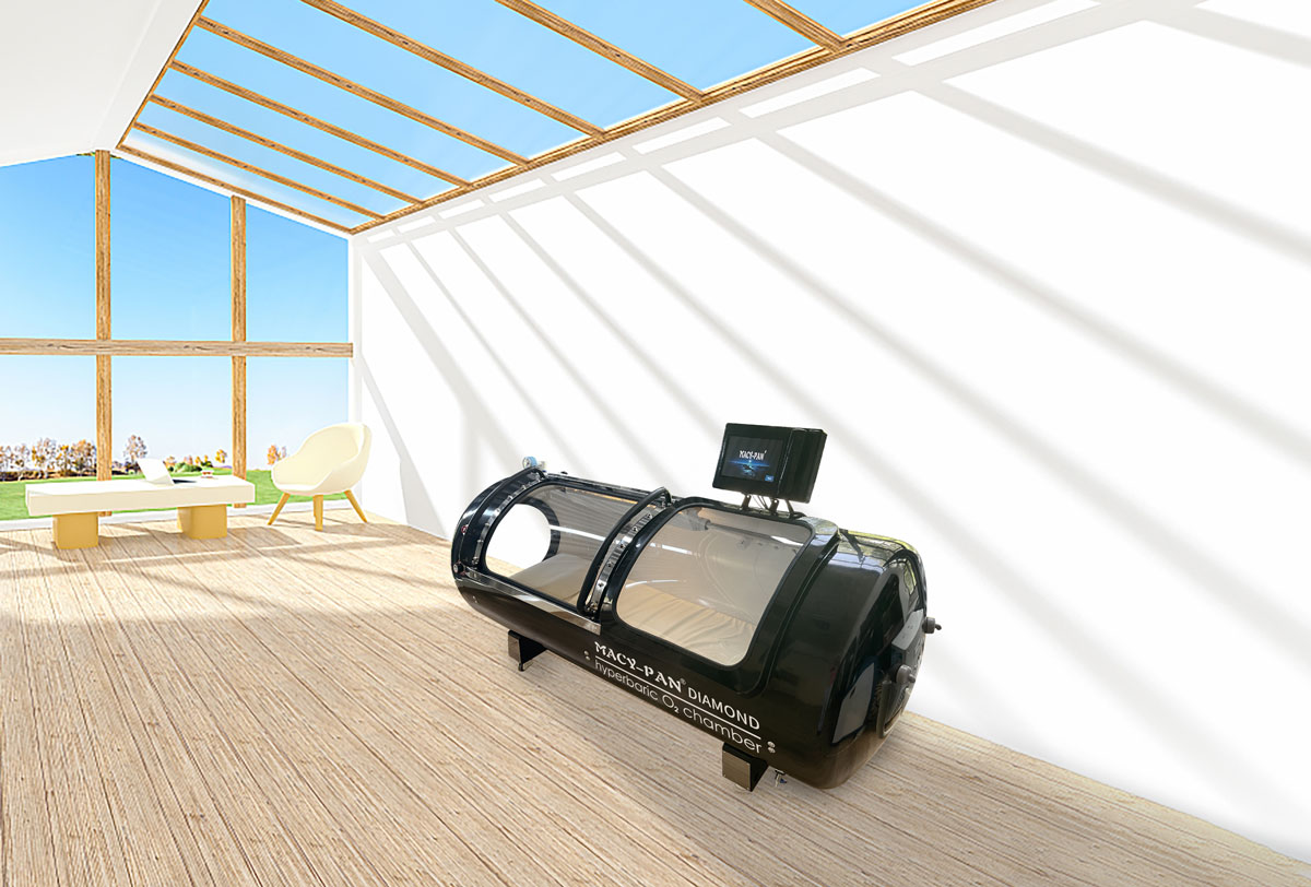 Macy-Pan Dia90 2.0ATA Hard-shell dual-view hyperbaric oxygen chamber